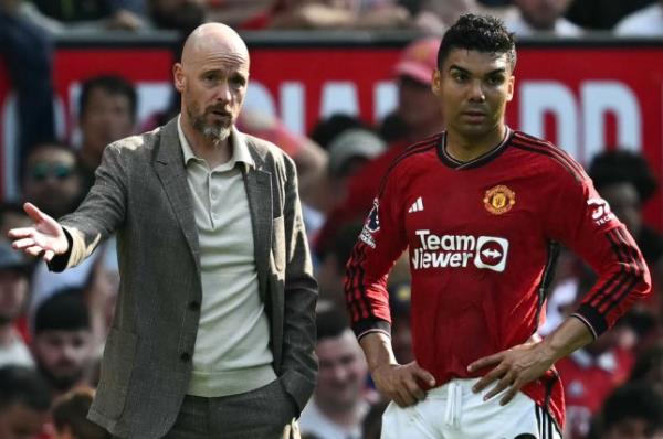 Erik ten Hag and Manchester United star Casemiro