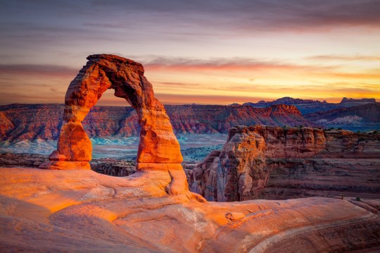 The Delicate Arch at Arches Natio<em></em>nal Park in Utah