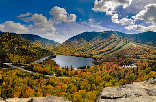 Franco<em></em>nia Notch in Franco<em></em>nia in New Hampshire 
