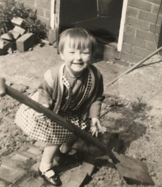 Julie as a child 
