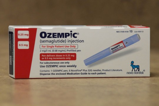 A box of injectable Ozempic 
