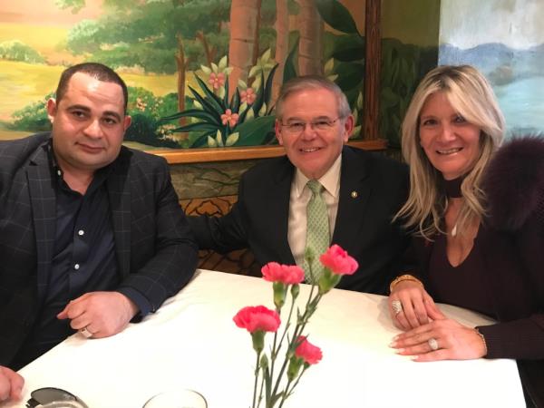 Wael Hana, Robert Menendez, Nadine Arslanian