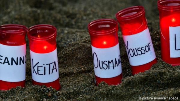 From file: Candles with the names of the migrants who lost their lives on Tarajal beach | Photo:  Anto<em></em>nio Sempere/Europa Press/ABACAPRESS.COM/ picture alliance