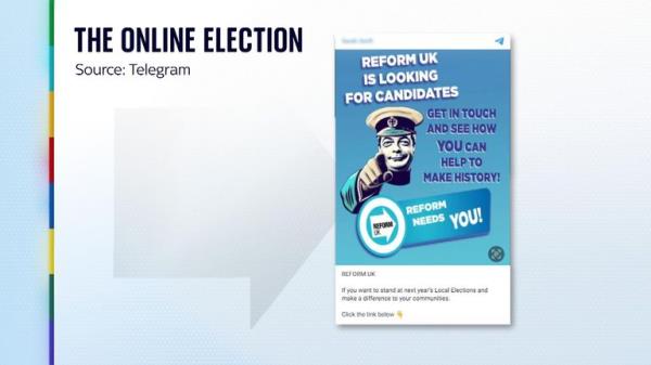 reform recruitment advert Pic: Telegram