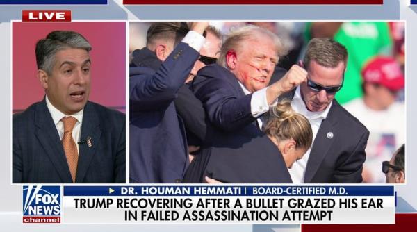 Trump 'narrowly avoided' facial nerve damage during assassination attempt, doctor warns