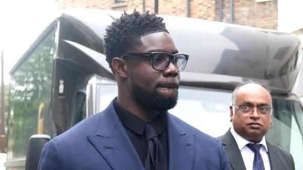 Sky Sports pundit Micah Richards leaves Highbury Corner Magistrates' Court, north London, wher<em></em>e Scott Law, 43, is accused of headbutting football pundit and former Manchester United midfielder Roy Keane at the Emirates Stadium on September 3 last year. Picture date: Friday May 31, 2024.</p>

<p>　　