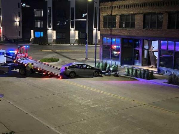 car slams into northern vessel