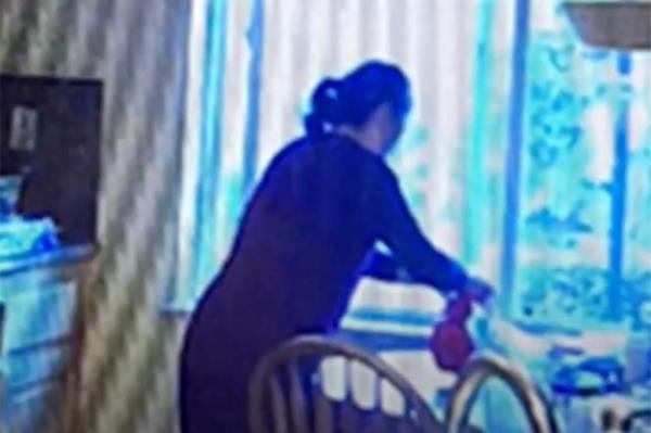 The alleged poiso<em></em>ning was caught on video. 