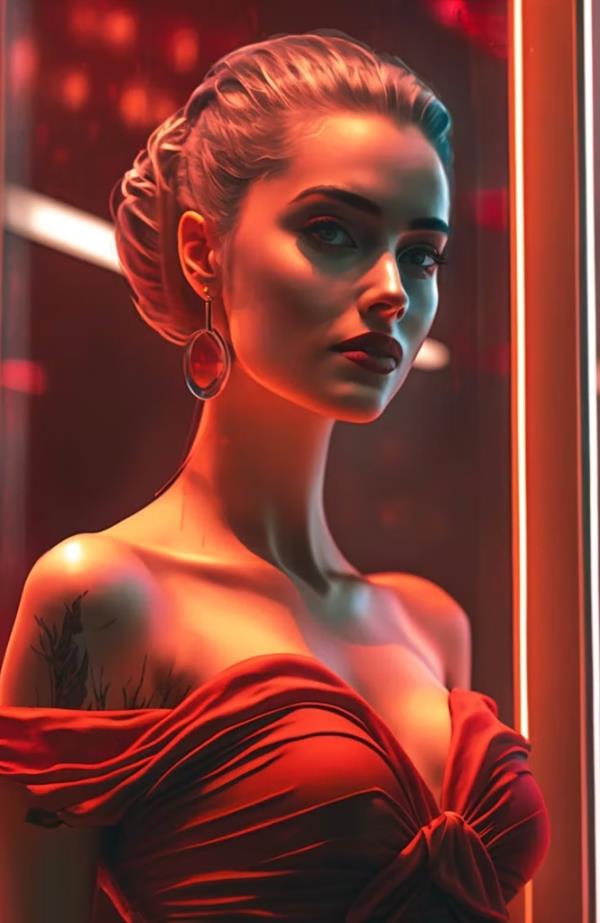 AI-generated pornstars — computer-generated creations that look, talk and exchange messages just like real people — are the new fro<em></em>ntier in the adult industry. Pictured: An AI-generated pornstar powered by the lab Midjourney. 