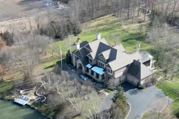 Former Vice President Mike Pence's home in Carmel, Ind. 