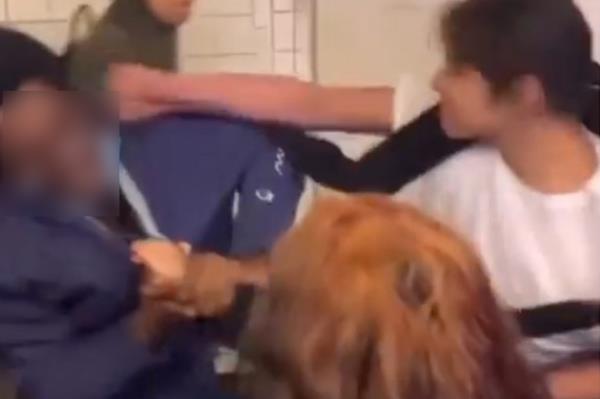 Teen being assaulted