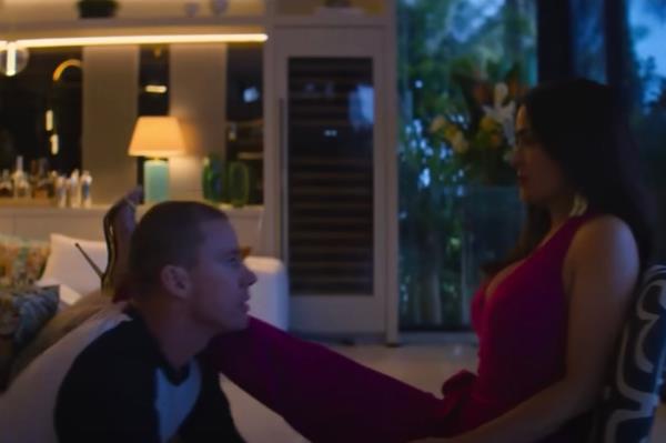 Channing Tatum and Salma Hayek in 