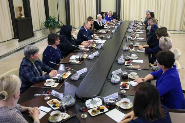 The meeting signaled that Putin is co<em></em>ncerned a<em></em>bout the reaction to the war in Russia.