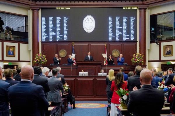 Gov. Ron DeSantis delivers his 