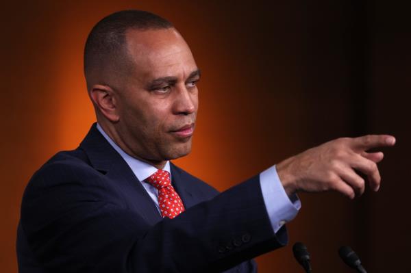 U.S. House Minority Leader Rep. Hakeem Jeffries (D-NY).