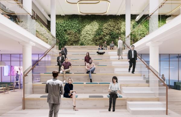 On the reinvention train is 122 Fifth, under the care of the Bromley Companies. 