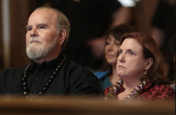 Kay and Larry Woodcock were the first to call the police and report the children missing.