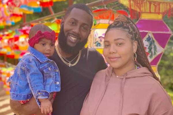 Zhuri Sade Bogle (far left), pictured here with her parents Barrington Bogle Jr. (left) and Mercedes Williams (right)
