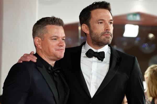Matt Damon, Ben Affleck at the 78 Venice Internatio<em></em>nal Film Festival 2021. 
