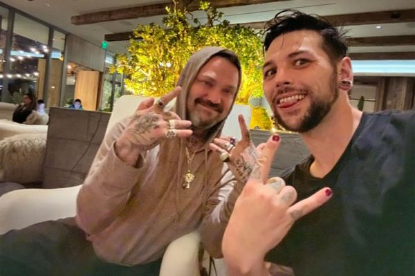 Margera is friends with Presley's off-the-grid son, Navarone Garibaldi Garcia, 35