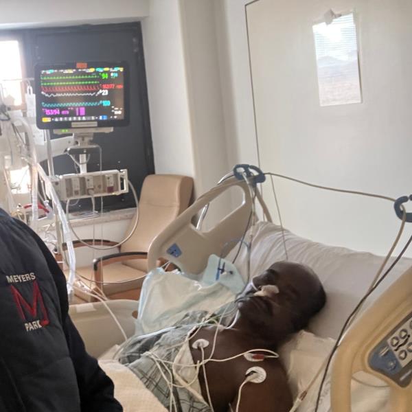 Diarra at the hospital