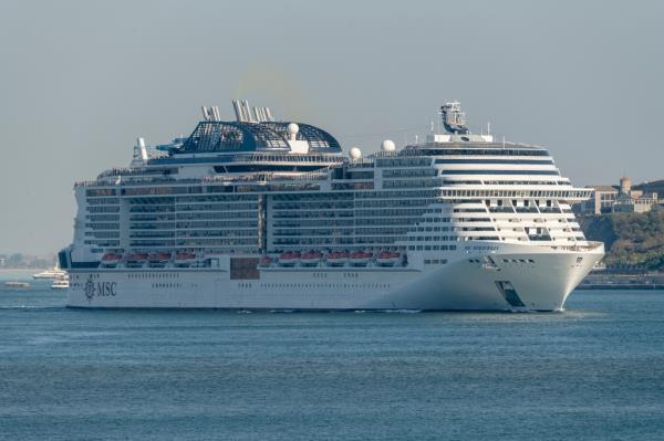 The 5th largest cruise ship in the world with a passenger capacity of 4,500 MSC Meraviglia.
