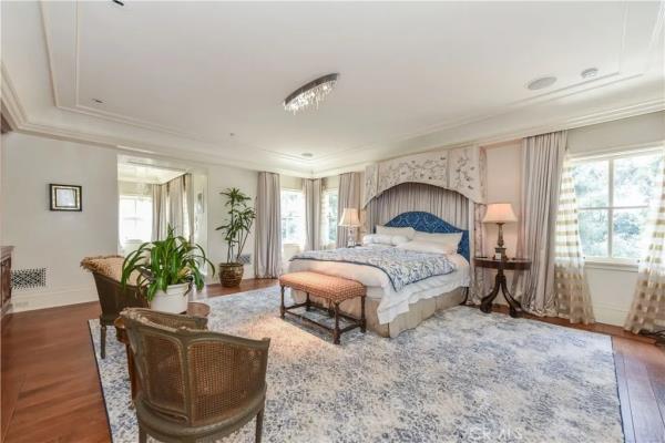 One of four bedrooms.