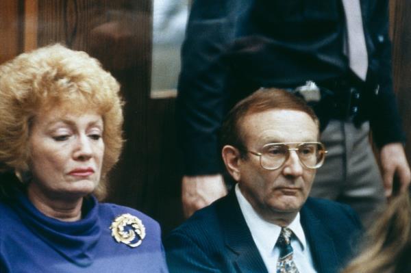 Lio<em></em>nel and Shari Dahmer watch their son's murder trial in the 1990s.