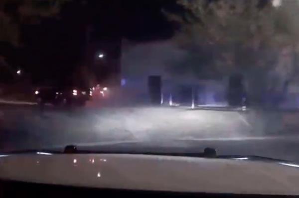 The driver behind the wheel was a 16-year-old suspect.