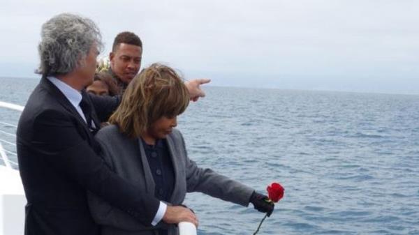 Tina Turner has described scattering her son's ashes as her 