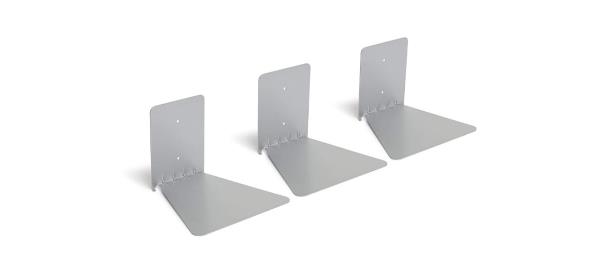Three Umbra Co<em></em>nceal Floating Bookshelves on white background