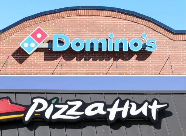 Domino's & Pizza Hut collage