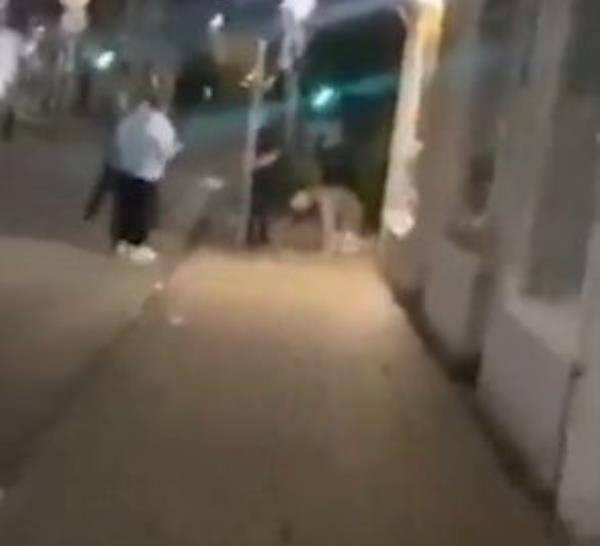 Alleged image of Tyson falling