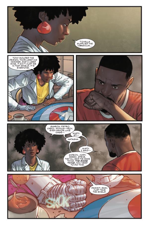 Captain America #750 interior art