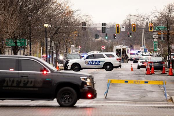 Police on Wednesday blockaded Niagara Falls roads after a Bentley crashed on the Rainbow Bridge crossing that heads to Canada. 