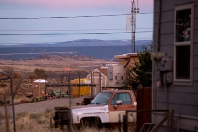 The sun sets in Rifle.