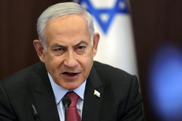 Israeli Prime Minister Benjamin Netanyahu.