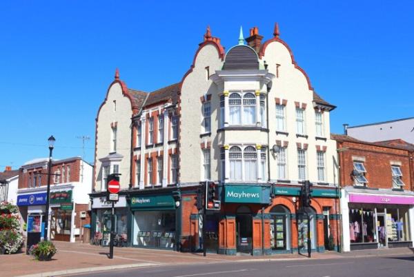 A high street in Horley