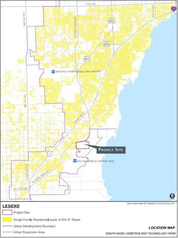 Miami-Dade County commissio<em></em>ners approved the expansion of the Urban Development Boundary for the South Dade Logistics & Technology District by a one-vote margin. Legal challenges are still unresolved.