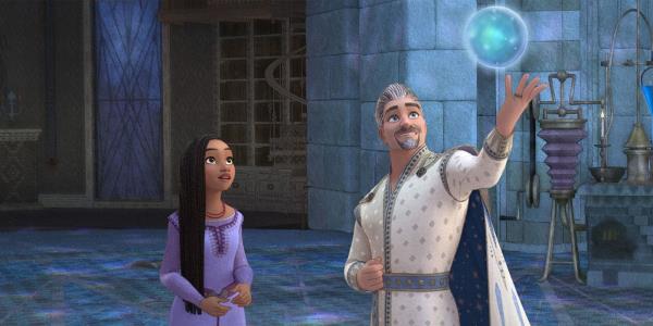 asha & magnifico in disney's wish
