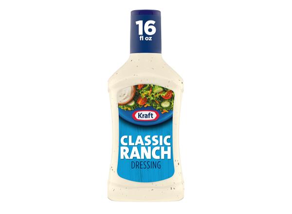 bottle of kraft ranch dressing