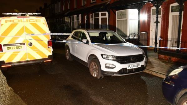 Merseyside Police released this image of the damage caused to Ms Dale's car