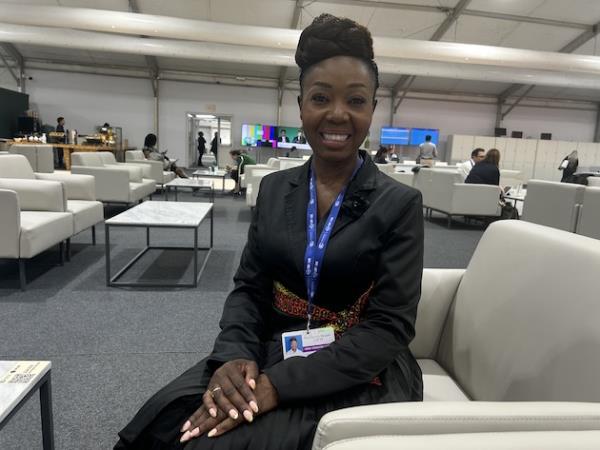 Nathalie Beasnel, a surgical nurse and health philanthropist from Chad. Credit: Stella Paul/IPS