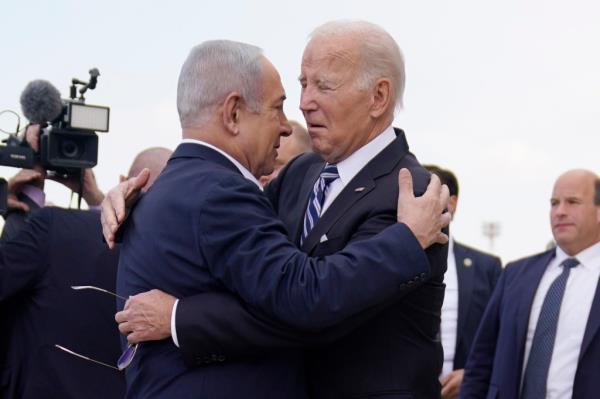 Joe Biden and Benjamin Netanyahu