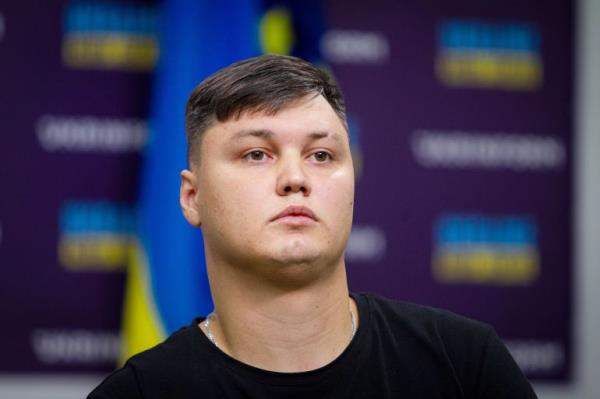 Defected Russian Mi-8 helicopter pilot, Captain Maksim Kuzminov