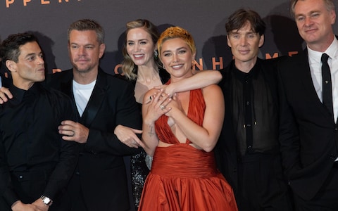 The cast of Oppenheimer staged a walkout of the Lo<em></em>ndon premiere in support