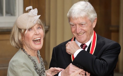 Sir Michael was knighted at Buckingham Palace in 2008