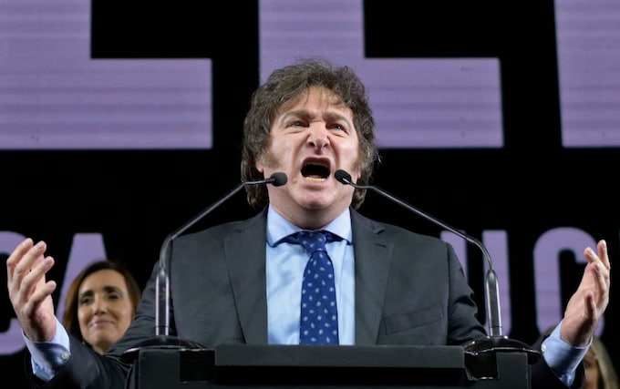 Javier Milei embodies the bold spirit of Do<em></em>nald Trump's MAGA platform 