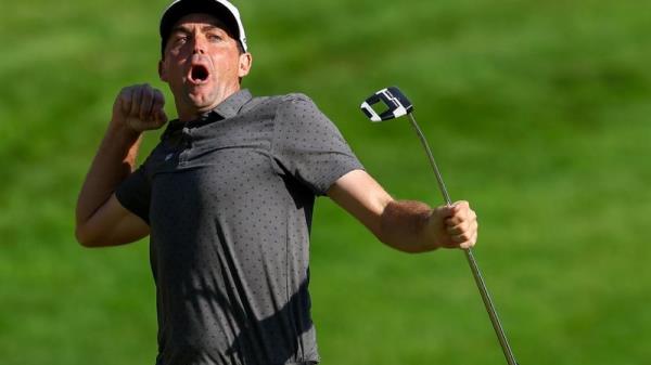 Bradley was euphoric on the final green