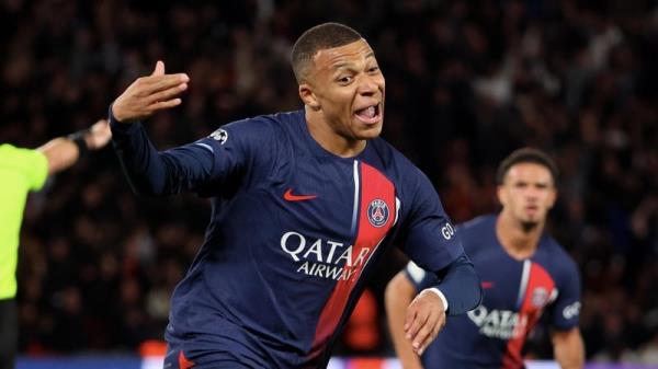 Kylian Mbappe scored PSG's opener tonight